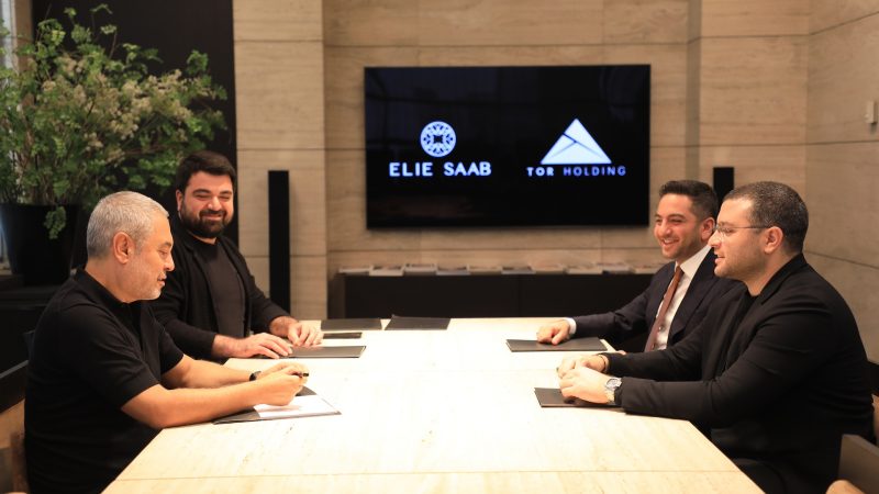 Tor Holding And ELIE SAAB Announce Partnership For Dual Real Estate Debut in Turkey
