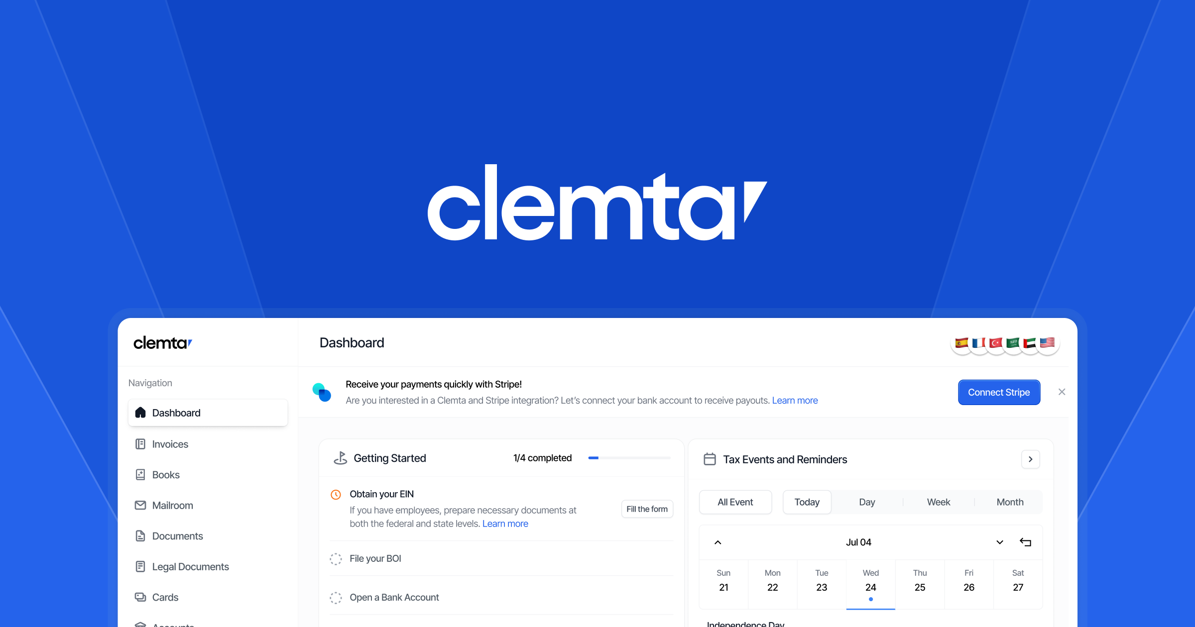 Clemta: All-in-One Platform for Entrepreneurs Expanding into the US and Global Market