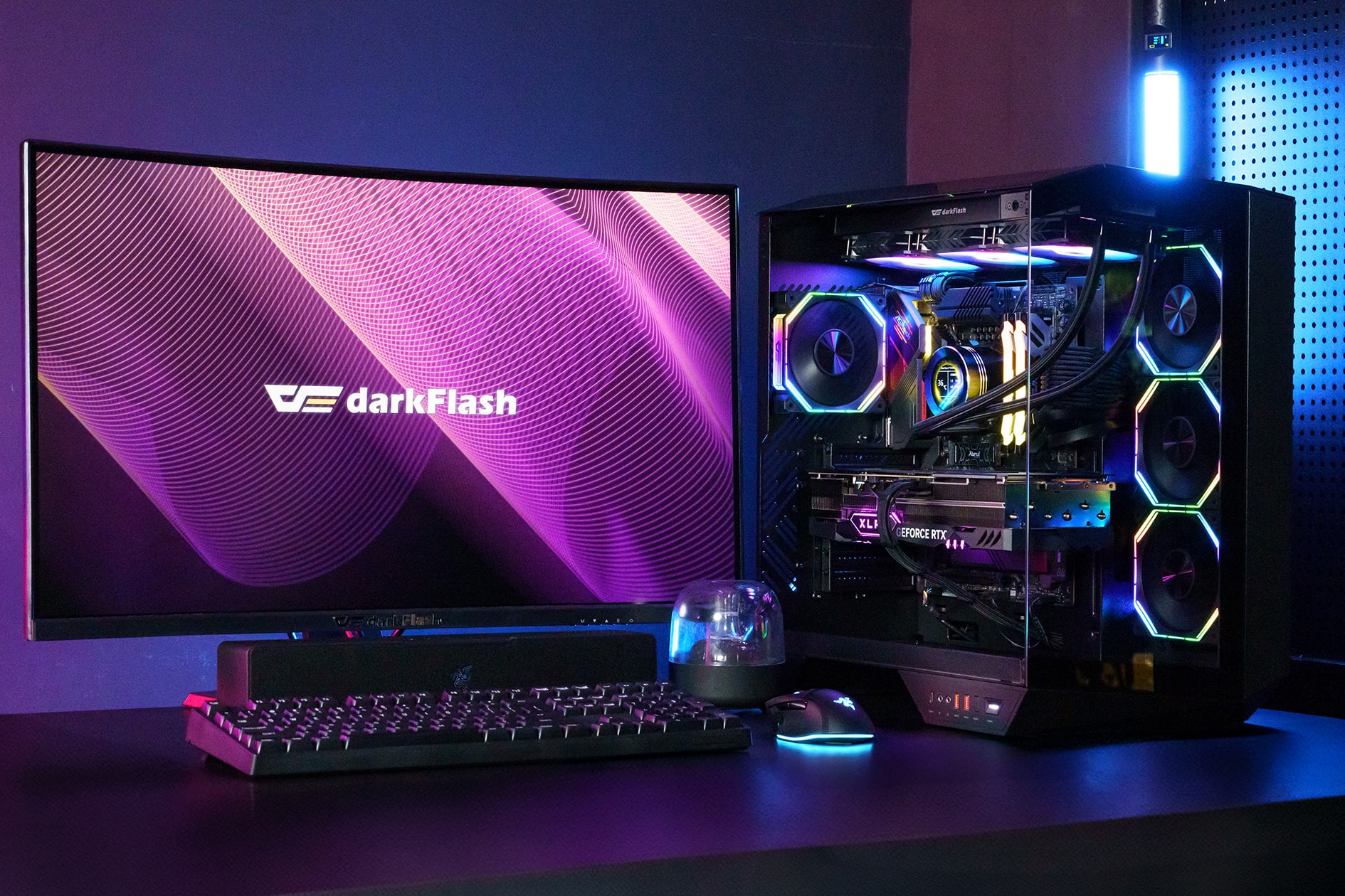 DarkFlash Redefines PC Case Design with Enhanced Top-Mounted Water Cooling in DY470 ATX