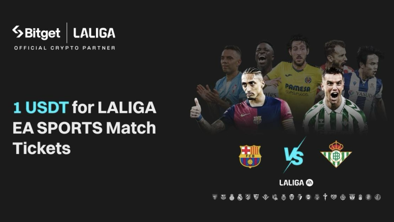 Bitget Offers LALIGA EA SPORTS Football Match Day Tickets to Bitget Pay Users