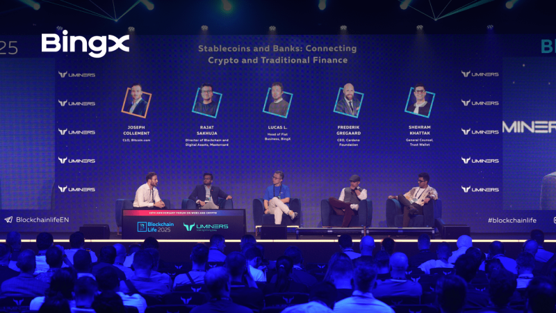 BingX تبني جسورًا بين التمويل التقليدي وWeb3 في مؤتمر Blockchain Life 2025 وتحتفل بتكريمها ضمن أبرز قادة الصناعة
