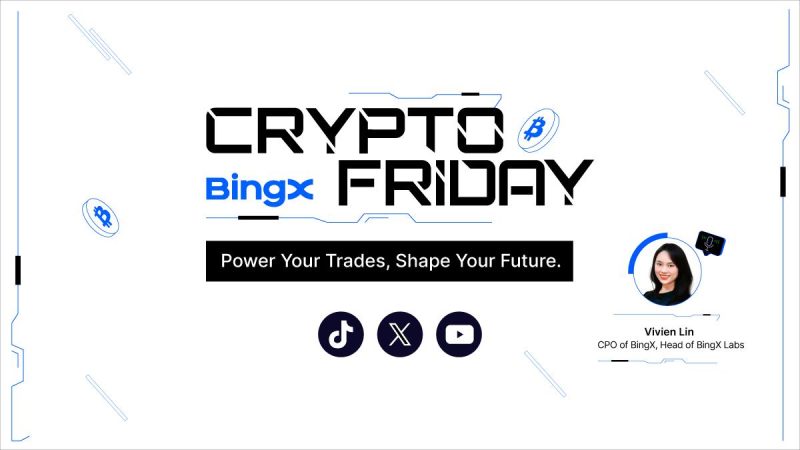 إطلاق سلسلة “Crypto Friday” من BingX لتمكين المتداولين بالمعرفة والتحليل
